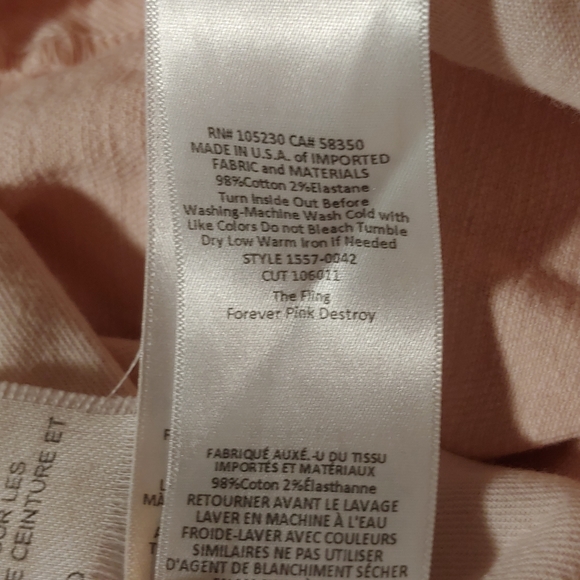 Current Elliot Pink Jeans Distressed 23 Fling - Picture 11 of 12